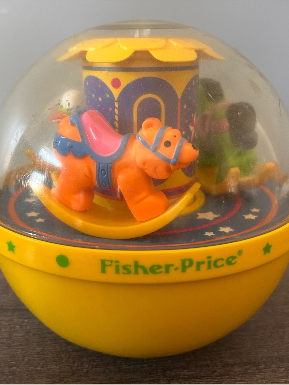 Vintage Fisher-Price Roly Poly Chime Ball